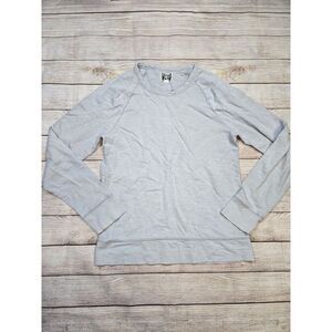 Converse One Star Men's Small Shirt Gray Long Raglan‎ Sleeve crew Neck